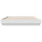 vidaXL Bed Frame with LED without Mattress White 140x200 cm