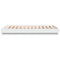 vidaXL Bed Frame with LED without Mattress White 140x200 cm
