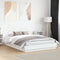 vidaXL Bed Frame with LED without Mattress White 140x200 cm