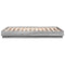 vidaXL Bed Frame with LED without Mattress Grey Sonoma 135x190 cm Double