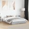 vidaXL Bed Frame with LED without Mattress Grey Sonoma 135x190 cm Double