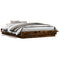 vidaXL Bed Frame without Mattress Smoked Oak 150x200 cm King Size