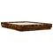 vidaXL Bed Frame without Mattress Smoked Oak 150x200 cm King Size