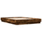 vidaXL Bed Frame without Mattress Smoked Oak 150x200 cm King Size