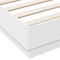 vidaXL Bed Frame without Mattress White 140x200 cm