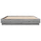 vidaXL Bed Frame without Mattress Grey Sonoma 120x200 cm