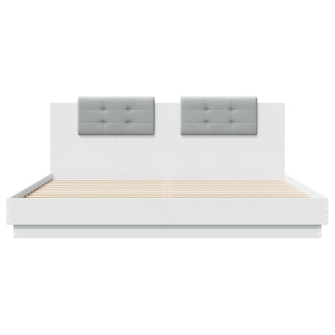 vidaXL Bed Frame without Mattress White 200x200cm