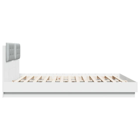 vidaXL Bed Frame without Mattress White 160x200 cm