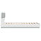 vidaXL Bed Frame without Mattress White 150x200 cm King Size