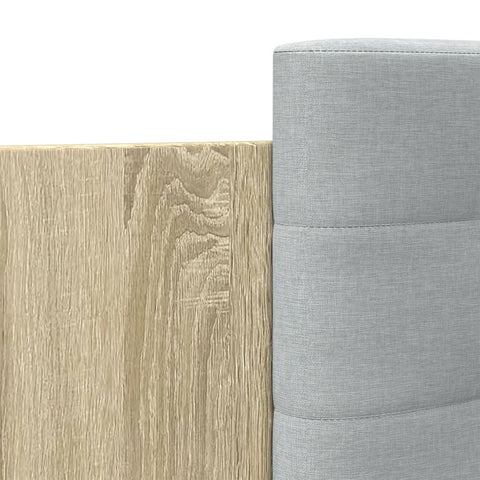 vidaXL Bed Frame without Mattress Sonoma Oak 150x200 cm King Size