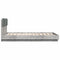 vidaXL Bed Frame without Mattress Concrete Grey 120x200 cm