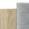 vidaXL Bed Frame without Mattress Sonoma Oak 100x200 cm