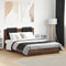 vidaXL Bed Frame without Mattress Brown Oak 135x190 cm Double