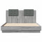 vidaXL Bed Frame without Mattress Grey Sonoma 120x190 cm Small Double