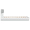 vidaXL Bed Frame with LED without Mattress White 120x200 cm