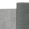 vidaXL Bed Frame with LED without Mattress Concrete Grey 100x200 cm