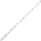 vidaXL Bed Frame with LED without Mattress Concrete Grey 100x200 cm
