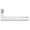 vidaXL Bed Frame with LED without Mattress White 135x190 cm Double
