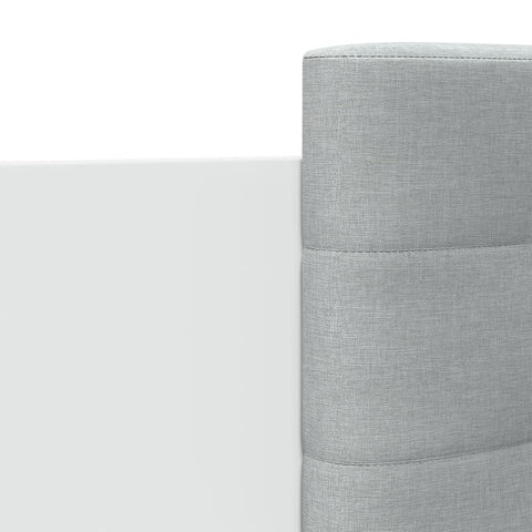 vidaXL Bed Frame with LED without Mattress White 75x190 cm Small Single