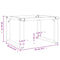 vidaXL Coffee Table Legs O-Frame 60x40x38 cm Steel
