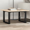vidaXL Coffee Table Legs O-Frame 60x40x38 cm Steel