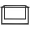 vidaXL Coffee Table Legs O-Frame 70x60x43 cm Steel