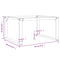 vidaXL Coffee Table Legs O-Frame 70x60x43 cm Steel
