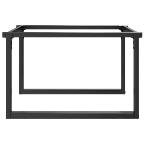 vidaXL Coffee Table Legs O-Frame 80x70x43 cm Steel