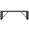 vidaXL Coffee Table Legs O-Frame 140x30x43 cm Steel