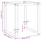 vidaXL Dining Table Legs O-Frame 60x60x73 cm Steel