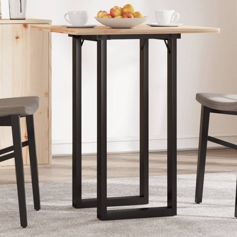 vidaXL Dining Table Legs O-Frame 80x40x73 cm Steel