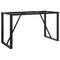 vidaXL Dining Table Legs O-Frame 120x60x73 cm Steel