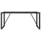 vidaXL Dining Table Legs O-Frame 160x80x73 cm Steel