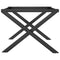 vidaXL Coffee Table Legs X-Frame 50x40x38 cm Steel