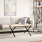 vidaXL Coffee Table Legs X-Frame 70x60x43 cm Steel