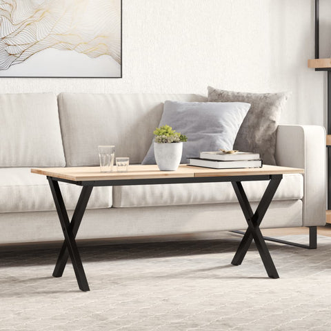 vidaXL Coffee Table Legs X-Frame 70x30x43 cm Steel