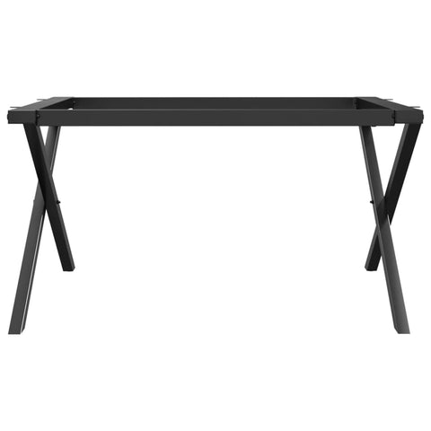 vidaXL Coffee Table Legs X-Frame 80x70x43 cm Steel