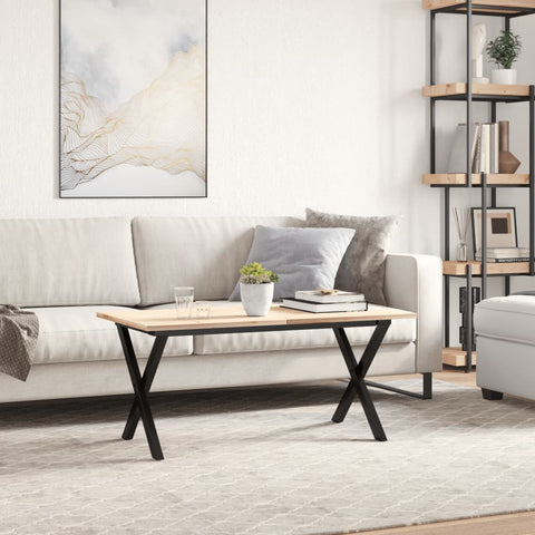 vidaXL Coffee Table Legs X-Frame 90x30x43 cm Steel