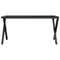 vidaXL Coffee Table Legs X-Frame 90x30x43 cm Steel