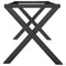 vidaXL Coffee Table Legs X-Frame 90x30x43 cm Steel