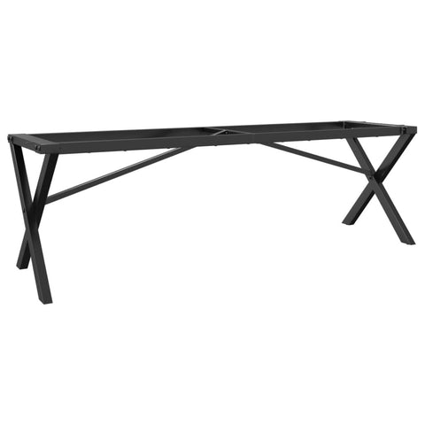 vidaXL Coffee Table Legs X-Frame 140x30x43 cm Steel