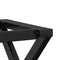 vidaXL Coffee Table Legs X-Frame 140x30x43 cm Steel