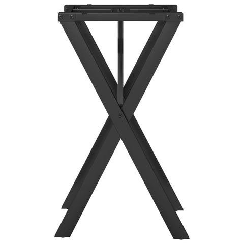 vidaXL Dining Table Legs X-Frame 40x40x73 cm Steel