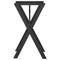 vidaXL Dining Table Legs X-Frame 40x40x73 cm Steel