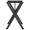 vidaXL Dining Table Legs X-Frame 50x40x73 cm Steel