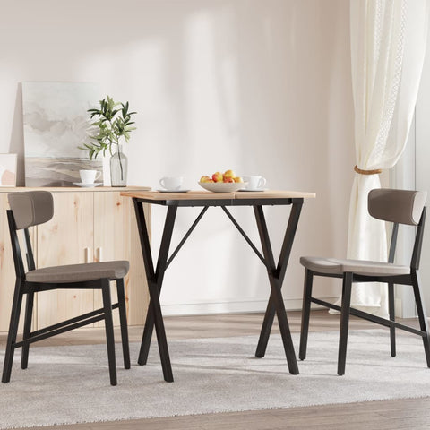 vidaXL Dining Table Legs X-Frame 60x50x73 cm Steel