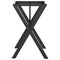 vidaXL Dining Table Legs X-Frame 60x50x73 cm Steel