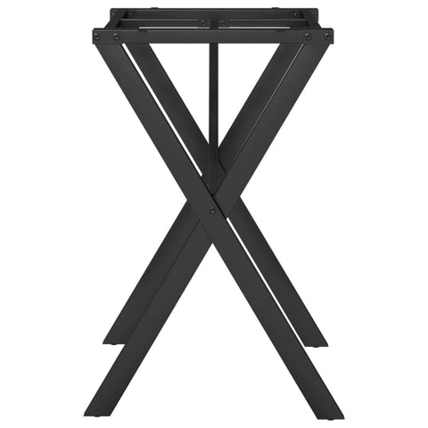 vidaXL Dining Table Legs X-Frame 60x40x73 cm Steel