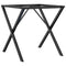 vidaXL Dining Table Legs X-Frame 60x60x73 cm Steel