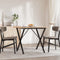vidaXL Dining Table Legs X-Frame 60x60x73 cm Steel